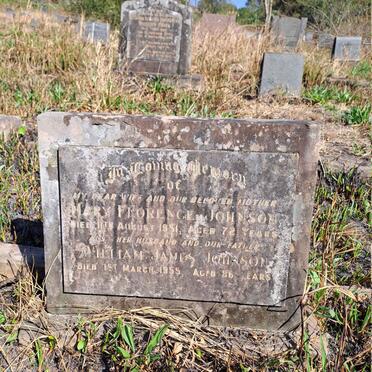 JOHNSON William James -1955 & Mary Florence -1951