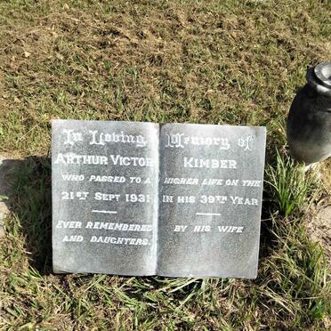 KIMBER Arthur Victor -1931