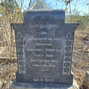 KROG Gerhardus Nicholaas Crous 1903-1948