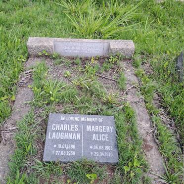 LAUGHNAN Charles 1890-1969 & Margery Alice 1903-1970