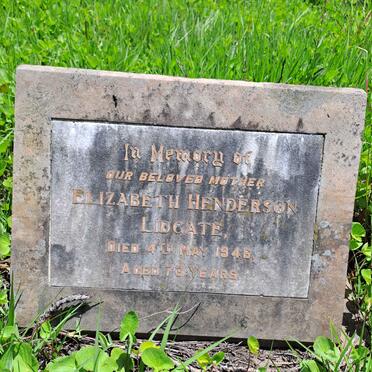 LIDGATE Elizabeth Henderson -1946