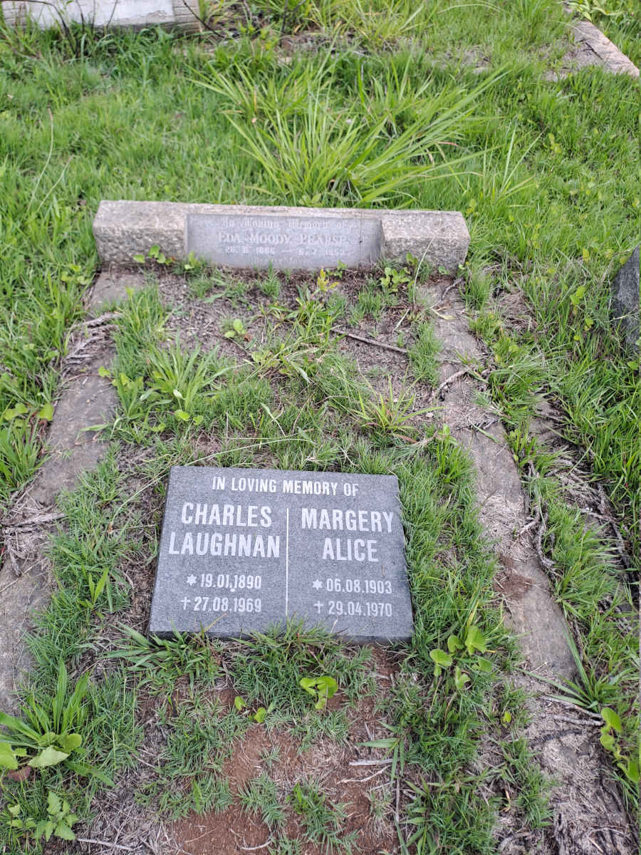 LAUGHNAN Charles 1890-1969 & Margery Alice 1903-1970