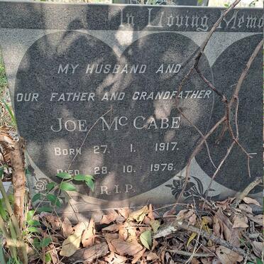 MCCABE Joe 1917-1976
