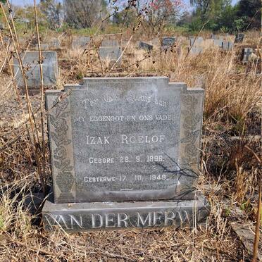 MERWE Izak Roelof, van der 1896-1949