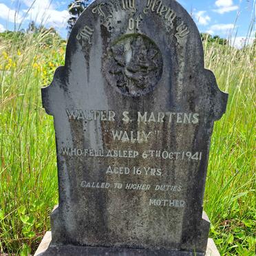 MARTENS Walter S. -1941