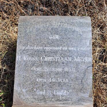 MEYER Christiaan -1954