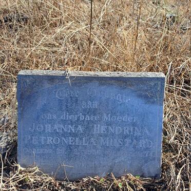 MUSTARD Johanna Hendrina Petronella -1956