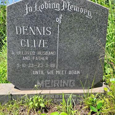 MEIRING Dennis Clive 1923-1988