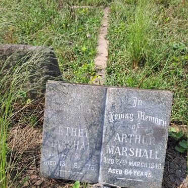 MARSHALL Arthur -1946 & Ethel 1886-1976