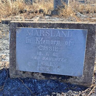 MARSLAND Cissie -1962 :: MARSLAND Dolly -1940 