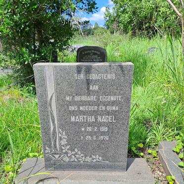 NAGEL Martha 1919-1976