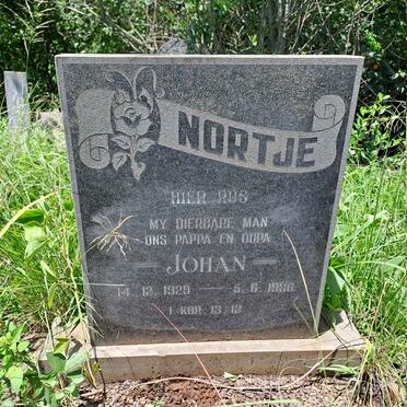 NORTJE Johan 1929-1986