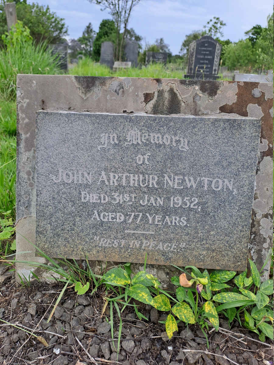 NEWTON John Arthur -1952