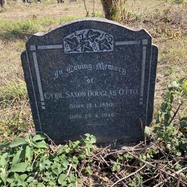 OTTO Cyril Saxon Douglas 1880-1946