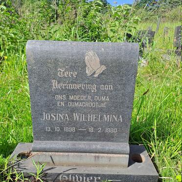 OLIVIER Josina Wilhelmina 1898-1980