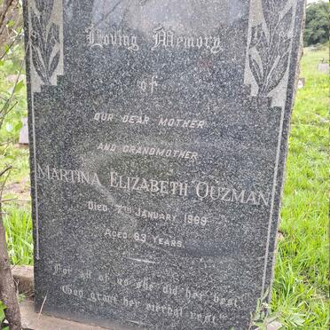 OUZMAN Martina Elizabeth -1969