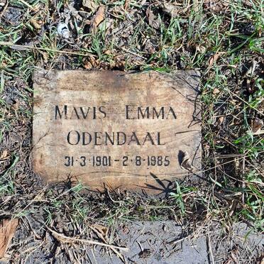 ODENDAAL Mavis Emma 1901-1985