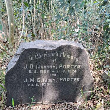 PORTER J.D. 1926-1974 & J.M.C. 1935-