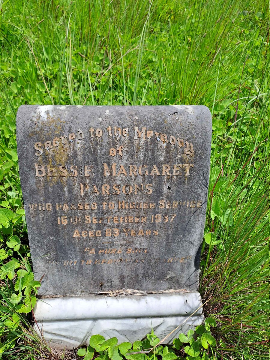 PARSONS Bessie Margaret -1937