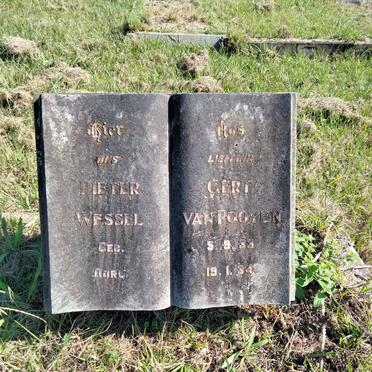 ROOYEN Pieter Gert Wessel, van 1933-1934