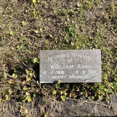 RAW William 1881-1961