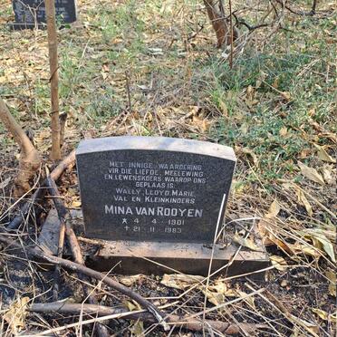 ROOYEN Mina, van 1901-1983