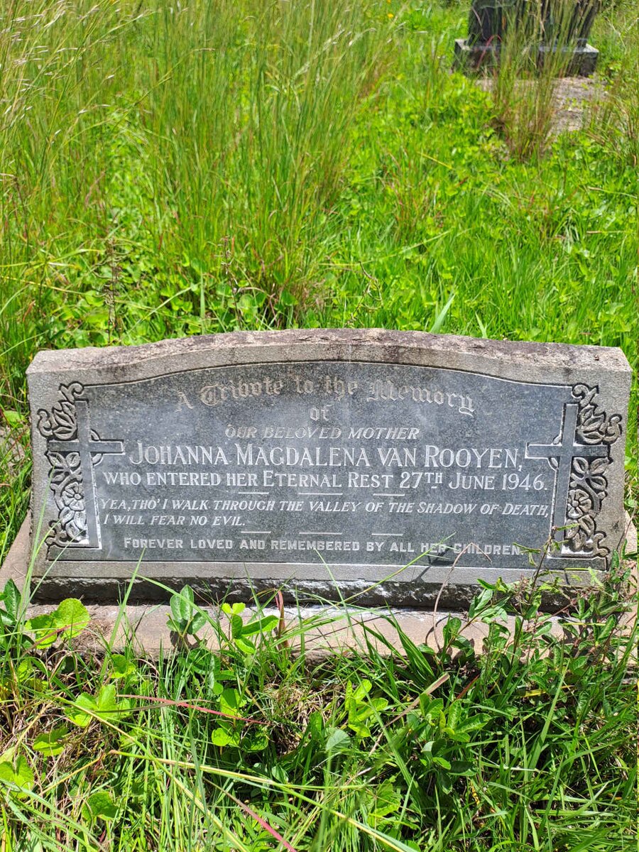 ROOYEN Johanna Magdalena, van -1946