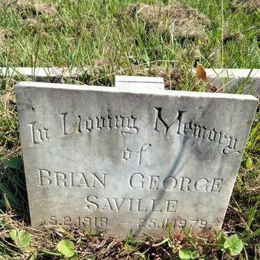 SAVILLE Brian George 1919-1979
