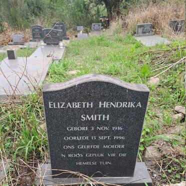 SMITH Elizabeth Hendrika 1916-1996