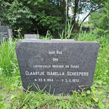 SCHEEPERS Claartjie Isabella  1904-1972