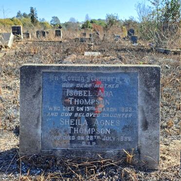 THOMPSON Isobel Ada -1963 :: THOMPSON Sheila Agnes -1936