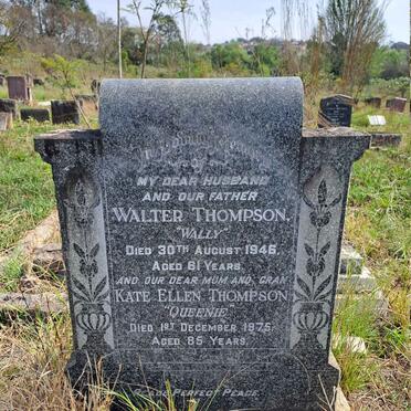 THOMPSON Walter -1946 & Kate Ellen -1975