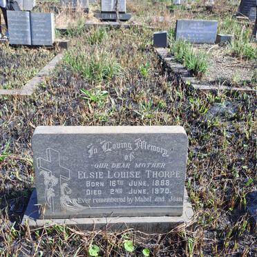 THORPE Elsie Louise 1888-1970