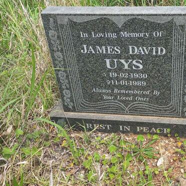 UYS James David 1930-1989