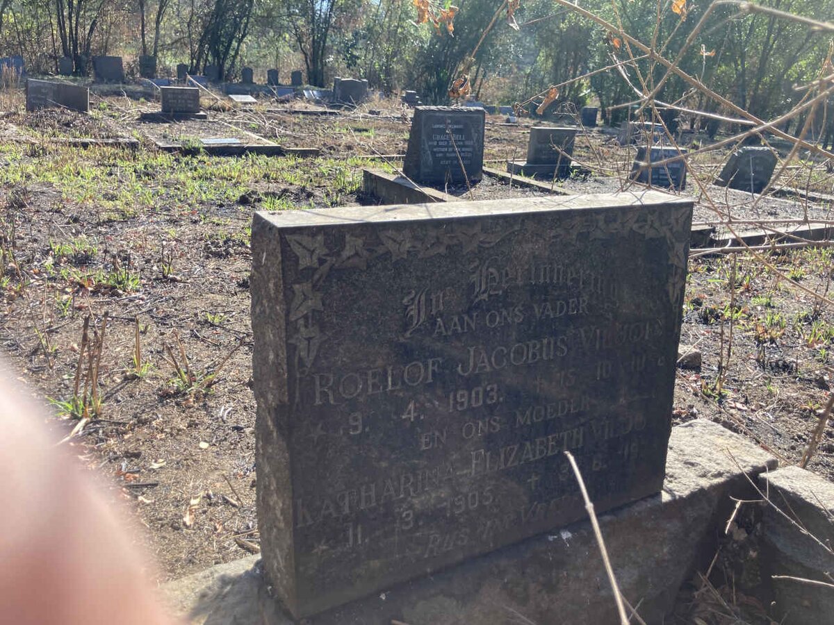 VILJOEN Roelof Jacobus 1903-? & Katharina Elizabeth 1905-?