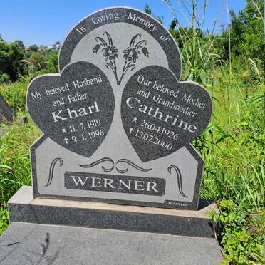 WERNER Kharl 1919-1996 & Catherine 1926-2000