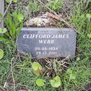 WEBB Clifford James 1934-2011