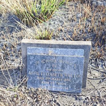 WATTON Annie Elizabeth -1951