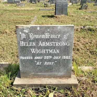 WIGHTMAN Helen Armstrong- 1962