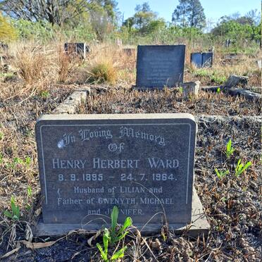 WARD Henry Herbert 1895-1964