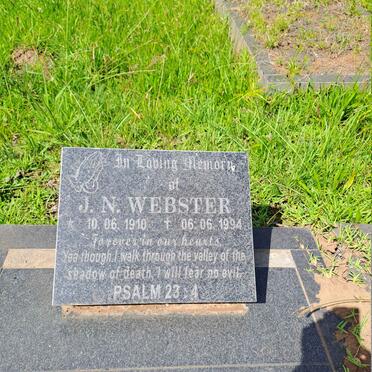 WEBSTER J.N. 1910-1994