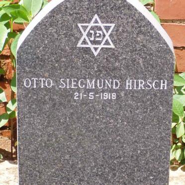 HIRSCH Otto Siegmund -1918