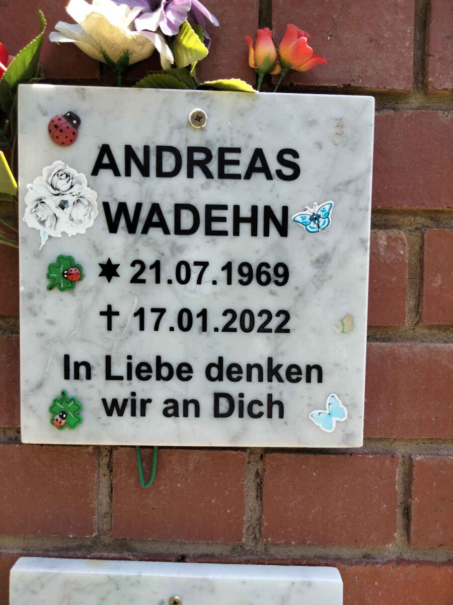 WADEHN Andreas 1969-2022