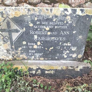 HARGREAVES Robert 1907-1968 & Ann 1909-1962