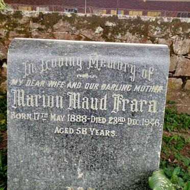FRARA Marion Maud 1888-1946