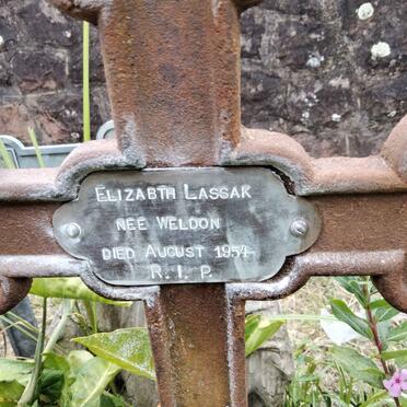 LASSAK Elizabeth nee WELDON -1954