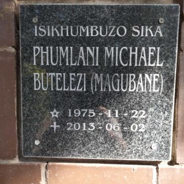 BUTELEZI Phumlani Michael 1975-2013