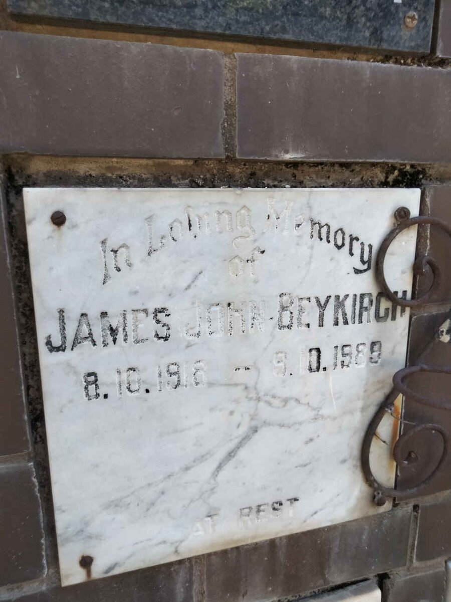 BEYKIRCH James John 1918-1989