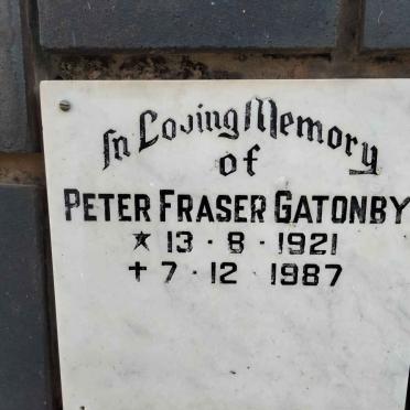 GATONBY Peter Fraser 1921-1987