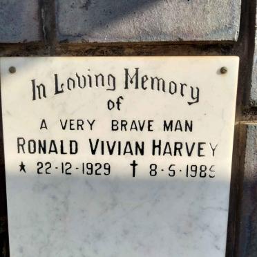 HARVEY Ronald Vivian 1929-1985